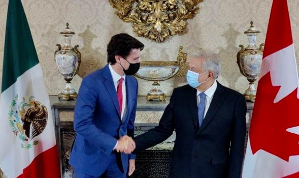 Reconoce México a Canadá como “socio estratégico”